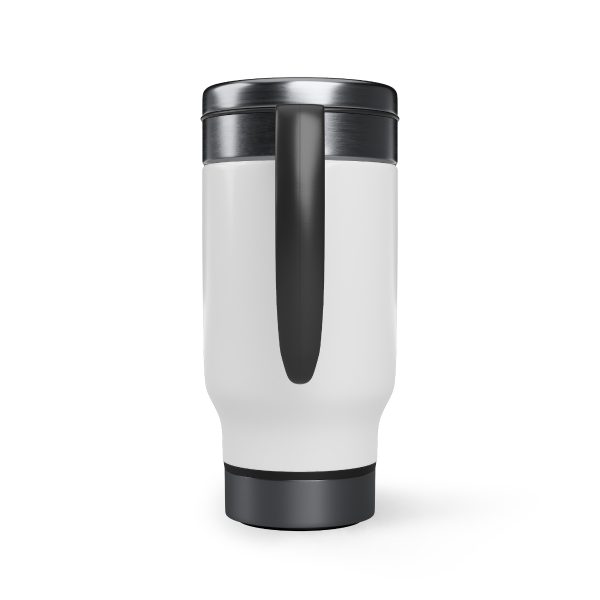 Stainless Steel Travel Mug with Handle - Image 2