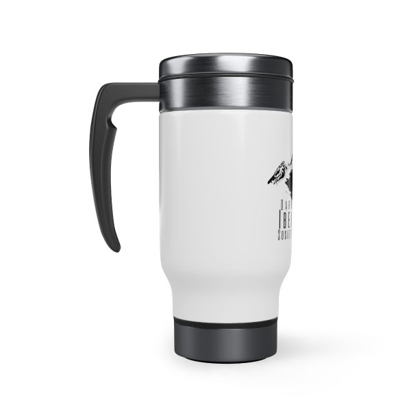 Stainless Steel Travel Mug with Handle - Image 3