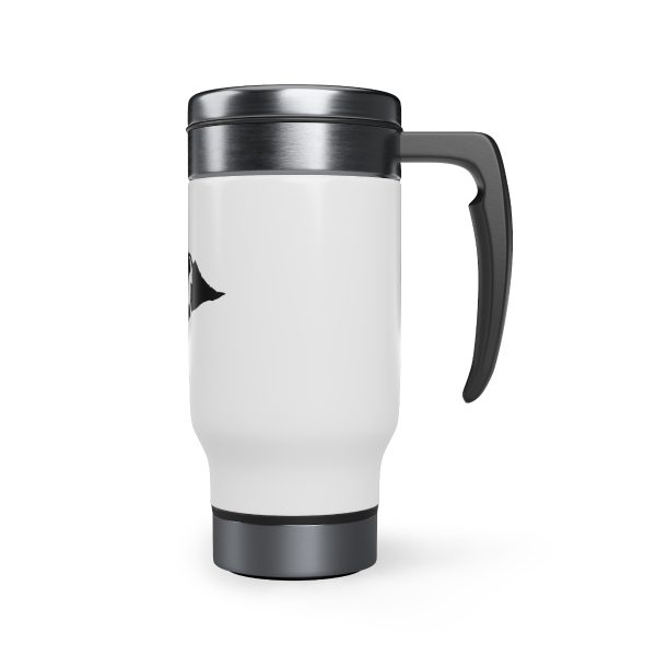 Stainless Steel Travel Mug with Handle - Image 4