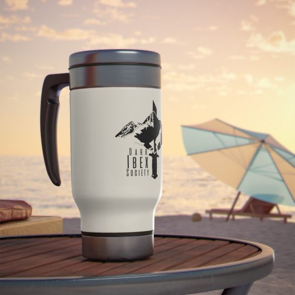 Stainless Steel Travel Mug with Handle - Image 7