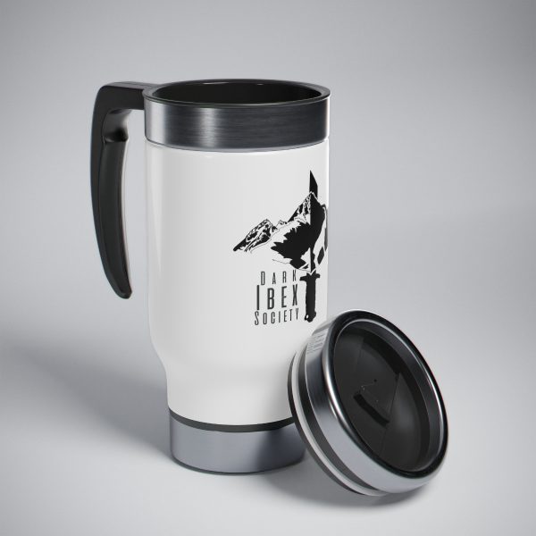 Stainless Steel Travel Mug with Handle - Image 8