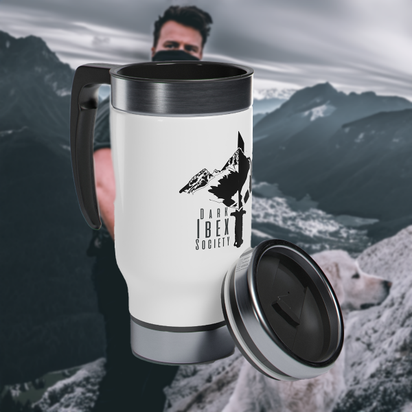 Stainless Steel Travel Mug with Handle