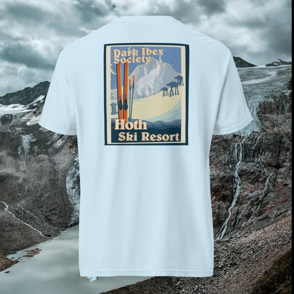 Hoth Ski Resort heavyweight t-shirt